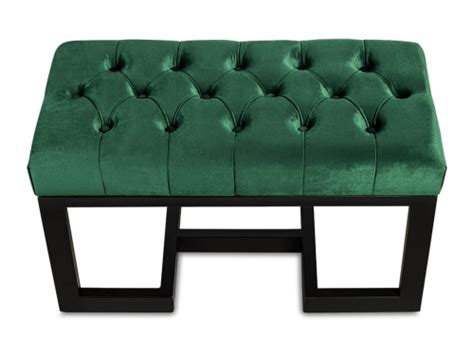 Ławka Pikowana Industrialna TWIN VELVET LOFT bench4home