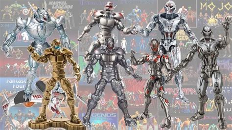 Every Marvel Legends Ultron Toybiz And Hasbro Comparison List Marvel