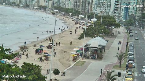 Vídeos Diários Guarapari ES Praia do Morro 04 04 2023 Terça feira às