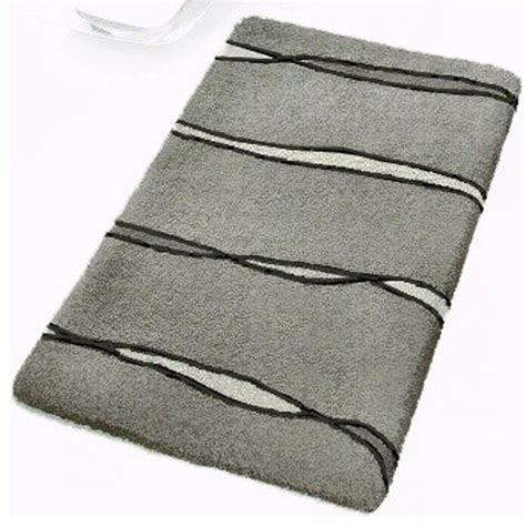 Gray Bathroom Rugs Flow Extra Large Contemporary Bath Mats By