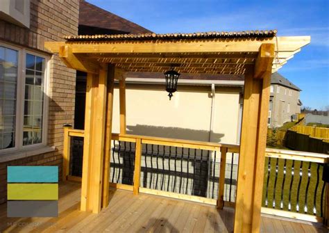 Toronto Cedar Decking Building Project Deck Builders