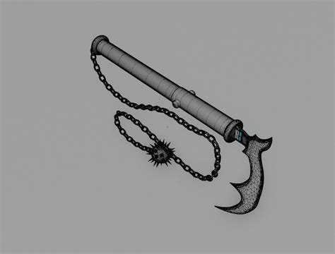 Haevy Kusarigama 3d Model For 3d Print 3d Model Cgtrader