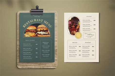 Fine Dining Menu Design Ideas