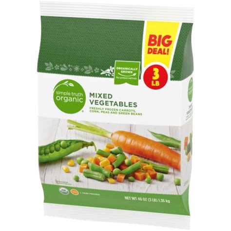 Simple Truth Organic Frozen Vegetables Mixed BIG DEAL 48 Oz Fred Meyer