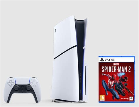 Sony PlayStation 5 Slim D Chassis Marvel Spider Man 2 Standard Edition