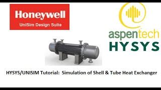 Unisim Aspen Hysys Tutorial Of Shell U Tube Heat Ex Doovi