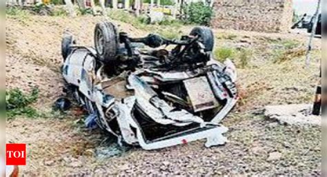 Drunk Driver Smashes Car Into Jodhpur Police Vehicle Asi Dies