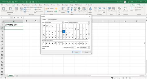 How To Add Bullet Points In Excel