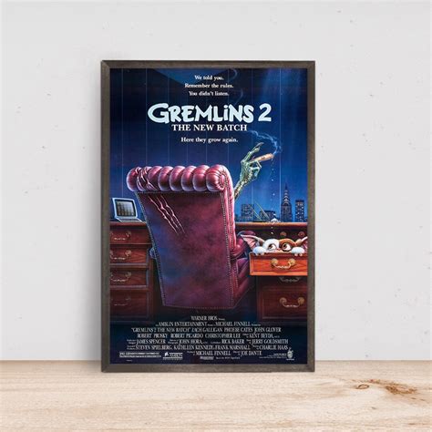 Gremlins 2 the New Batch Movie Poster, Room Decor, Home Decor, Art ...