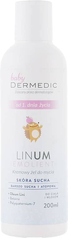 Dermedic Emollient Linum Baby Head Body Care Cream Gel Makeup Uk