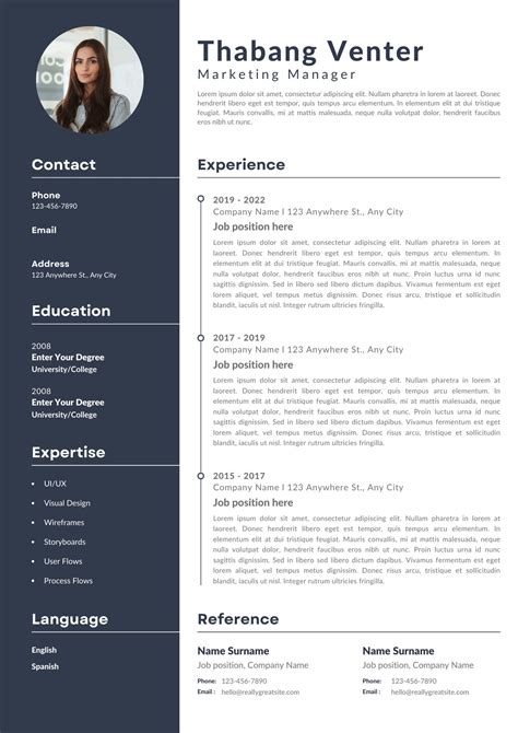 Professional Resume Template - Etsy