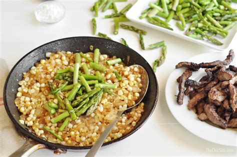 Fresh Corn And Asparagus Beef Stir Fry The Chic Site