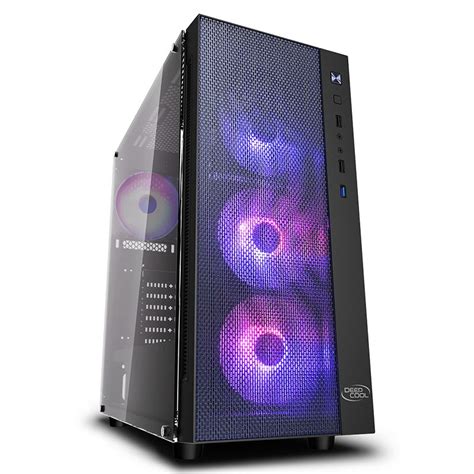 Deepcool Matrexx Mesh Add Rgb F Argb Tempered Glass Mid Tower E Atx