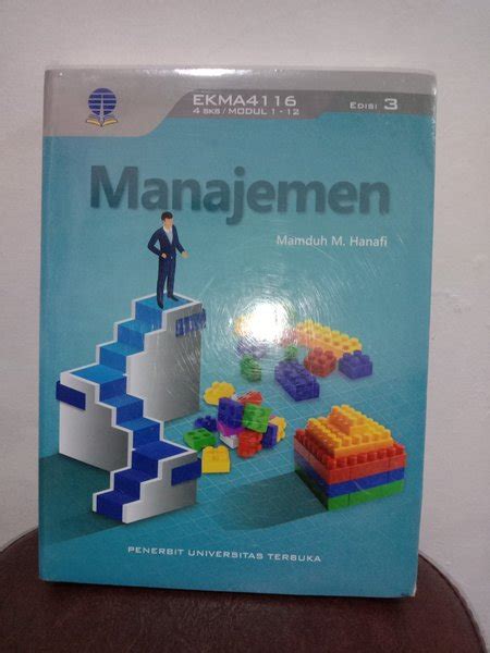 Jual BUKU ORIGINAL MANAJEMEN EDISI 3 PENERBIT UNIVERSITAS TERBUKA Di