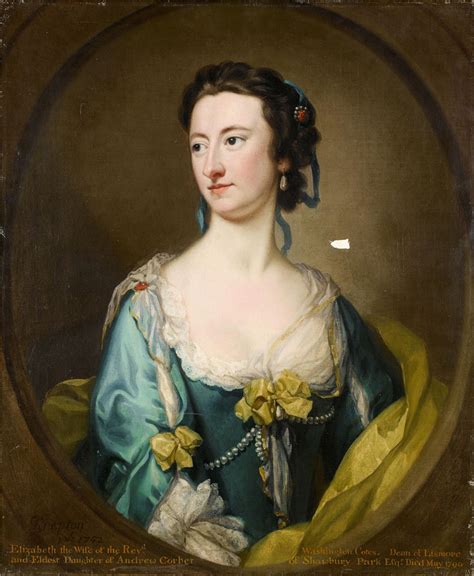 George Knapton Portrait Of Elizabeth Washington Cotes