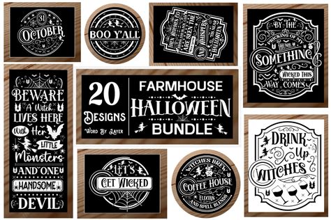 Halloween Porch Sign Svg Bundle By Designadda Thehungryjpeg