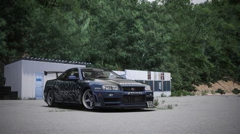 Artstation Nissan Skyline R34 Gt R V Spec Performance