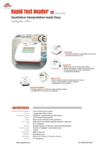 Athenese Dx Truechemie Hba C Test Kit With Calibrator X Ml Blood At