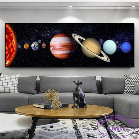 Solar System Canvas Art — Daedalus Designs