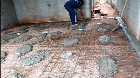 Concretando Contrapiso De Garagem X Malha De Ferro Youtube