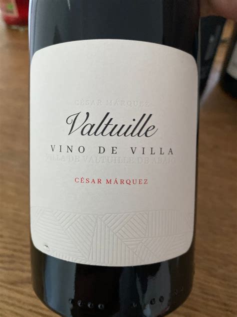 Cesar Marquez Bierzo Valtuille Vino De Villa Spain Castilla Y