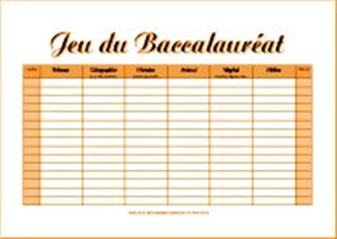 Le jeu Jeu du baccalauréat tradition domaine public date