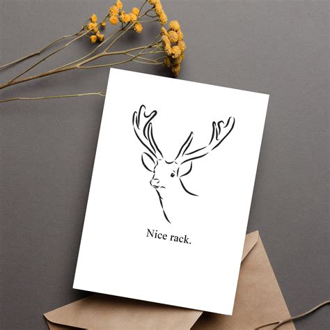 nice rack printable card etsy