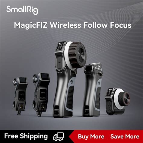 Smallrig Magicfiz Wireless Follow Focus Handgrip Kit Fast Charging M