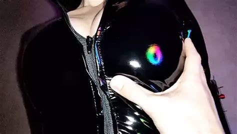 Fuck And Cum On Tight PVC Vinyl Leggings XHamster