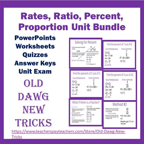 Ratios And Proportions And Rates