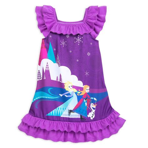 Frozen Nightshirt For Girls Night Shirt Kids Sleepwear Girl Outfits