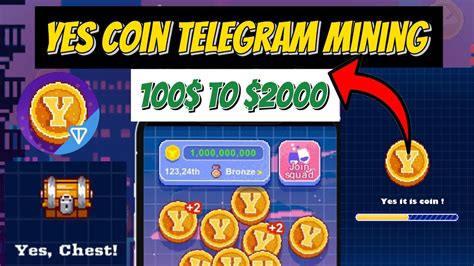 YES COIN NEW MINING PLATFORM TELEGRAM YES COIN MINING UPDATE YES