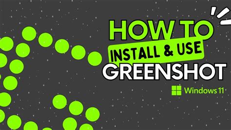 How To Install And Use Greenshot In Windows Youtube