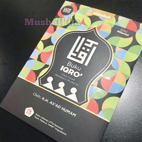 Jual IQRO MILENIAL ORIGINAL BUKU IQRO Transliterasi Latin Full Color