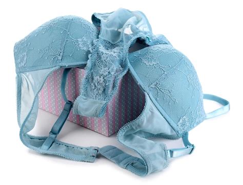 Premium Photo Woman Lingerie In Gift Box Isolated On White Background