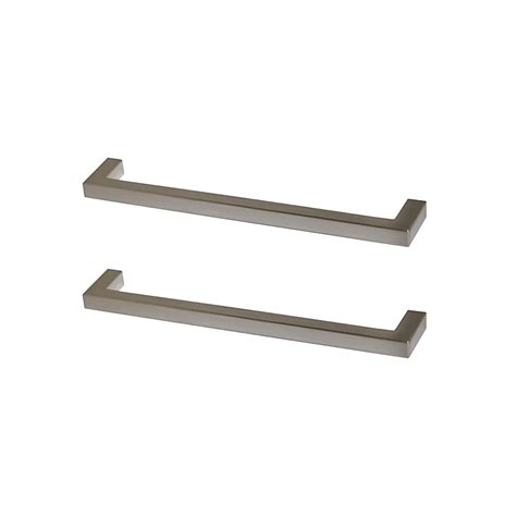 Goodhome Golpar Satin Nickel Effect Kitchen Cabinets Pull Handle L169cm Diy At Bandq