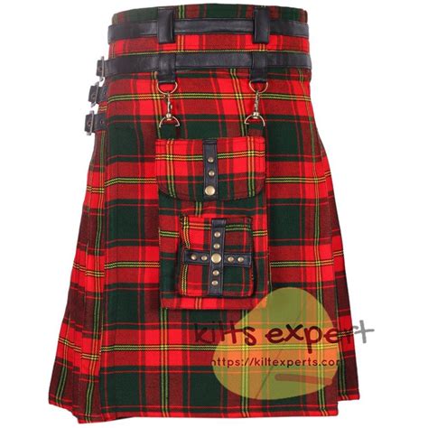 Irish Ulster Modern Best Tartan Utility Kilt With Detachable Pockets