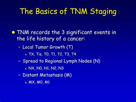 Ppt Tnm Staging And Prognosis Powerpoint Presentation Free Download