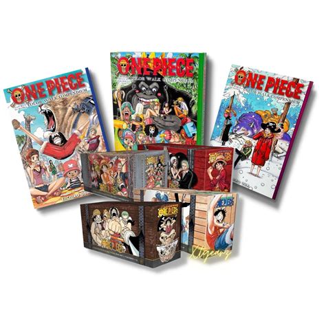 One Piece Manga Box Sets English With Color Compendiums