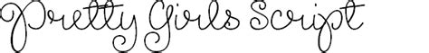 Pretty Girls Script Demo Font Designed By Mistis Fonts