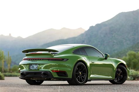 Olive Green - Porsche 911 Turbo S (992) - carpaints.co