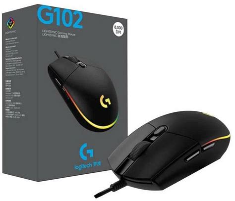 Игровая мышь Logitech G102 Lightsync Black 910 005823 купить в Москве цены в интернет