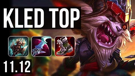 Kled Vs Aatrox Top 3 8m Mastery 3300 Games 6 Solo Kills Rank 9