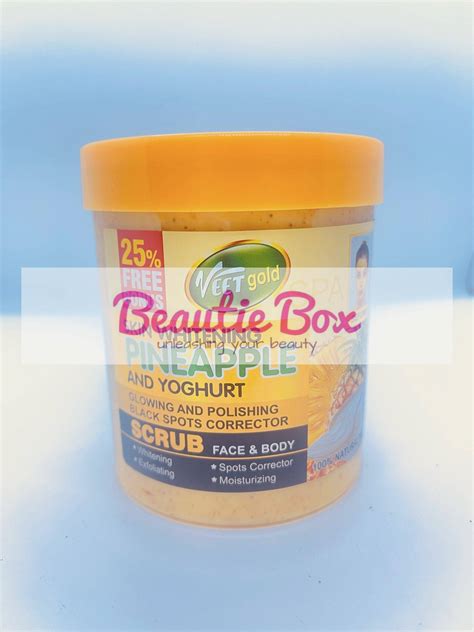 Veetgold SPA Pineapple And Yoghurt Scrub Beautie Box