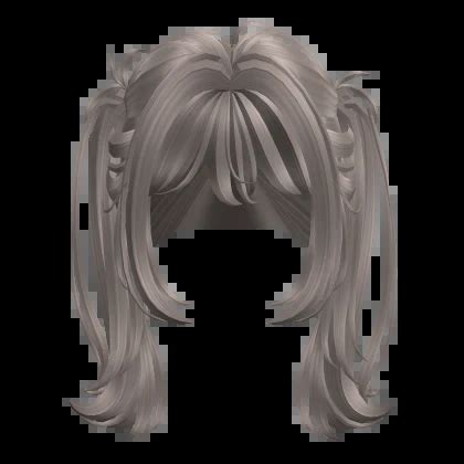 Ash Blonde Messy Anime Pigtails W Bangs Roblox Item Rolimon S
