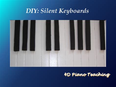 Silent Keyboards - 4dpianoteaching.com