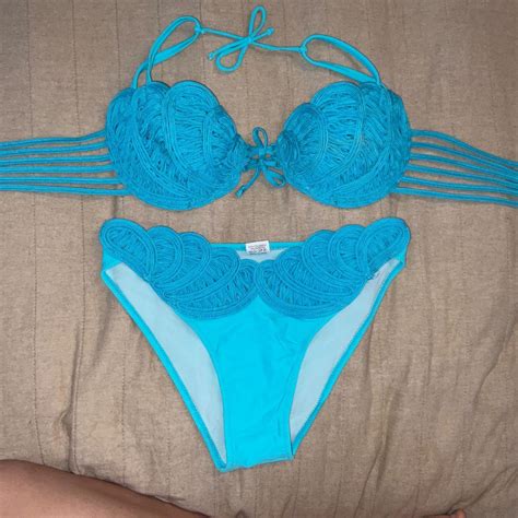 Size Beautiful Blue Bikini Got From A Bag Of Depop