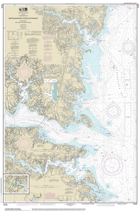 Rappahannock River Entrance Piankatank & Great Wicomico River ...