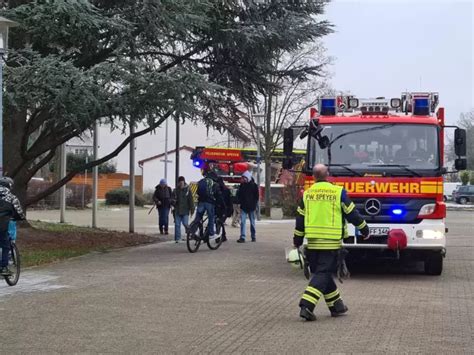 IGS Rauchmelder löst Feuerwehreinsatz aus Speyer RHEINPFALZ