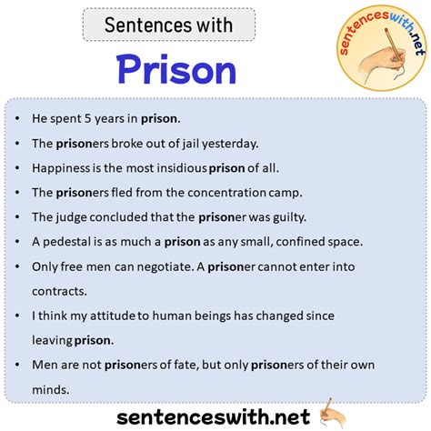 sentences  prison sentences  prison sentenceswithnet